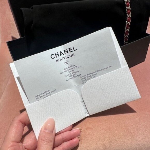 Chanel Wallet on Chain (WOC) in Red Caviar - Picture 7 of 7